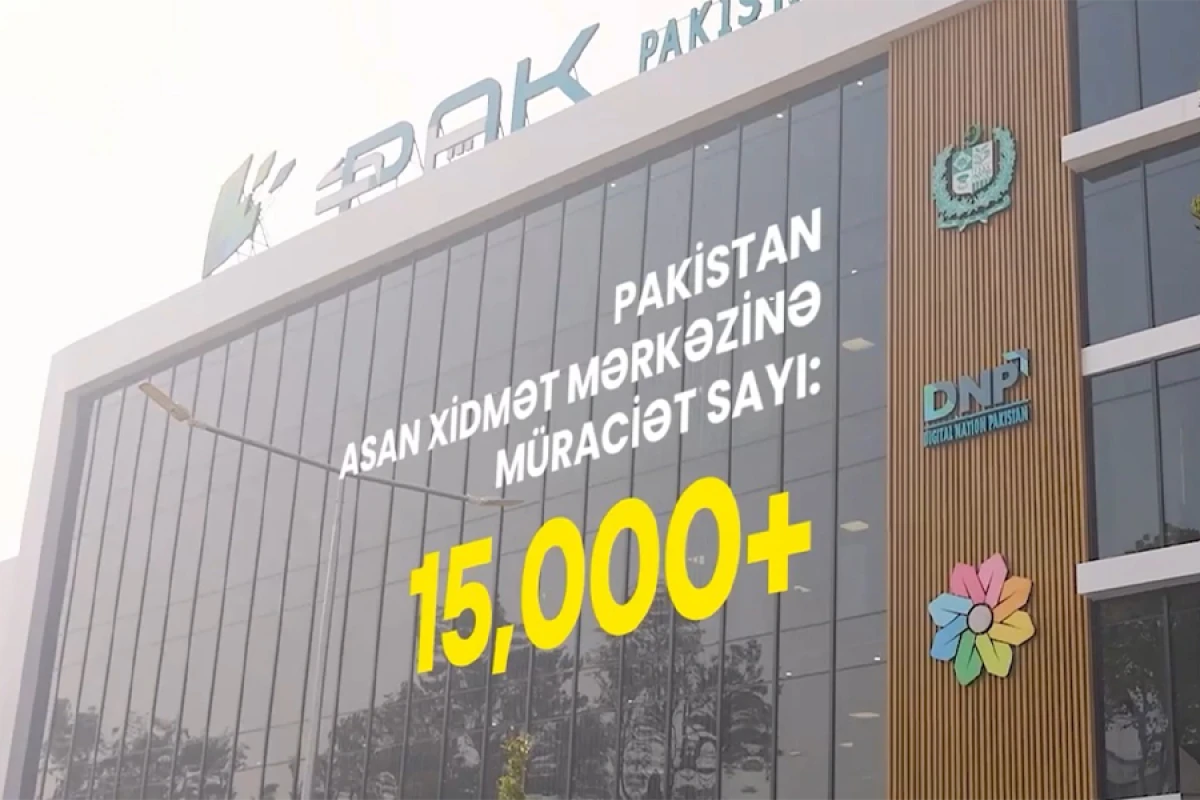 "Pakistan ASAN xidmət"ə 15 000-dən çox müraciət daxil oldu [[- VİDEO]]