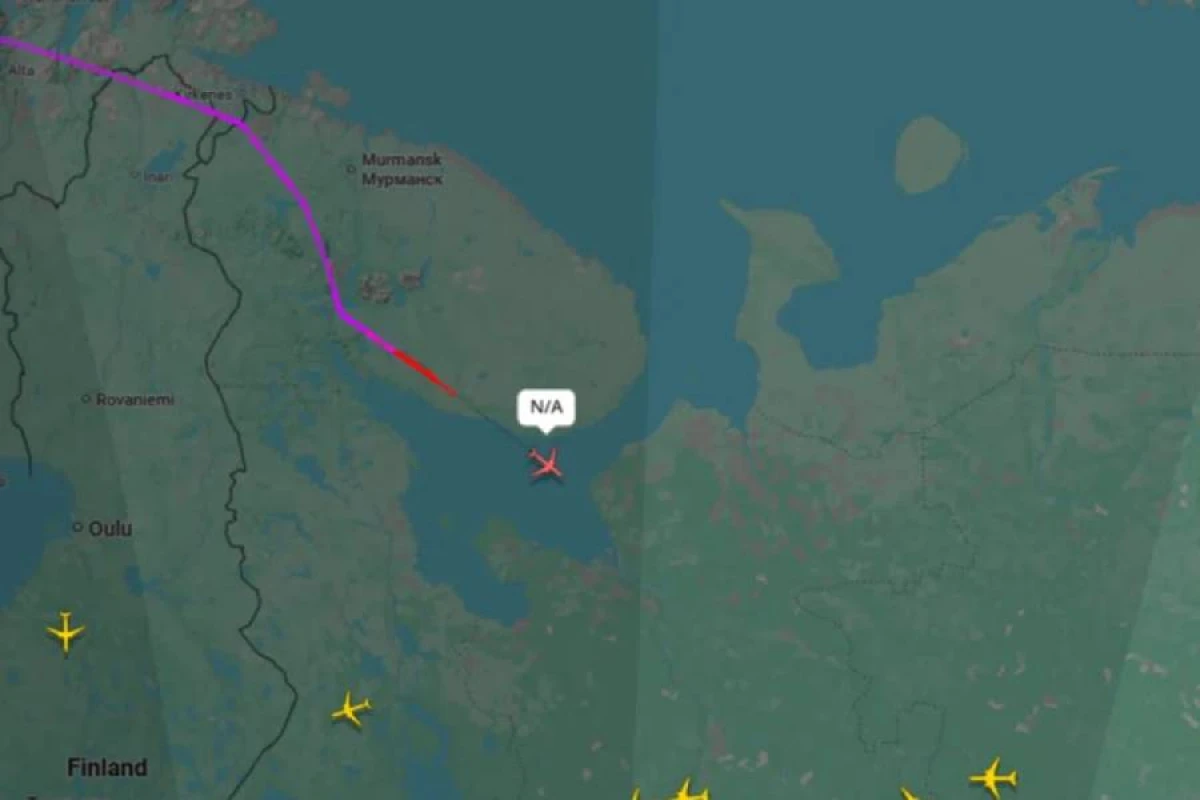 [[Naməlum ABŞ təyyarəsi]] Rusiya hava məkanından Qazaxıstana uçdu