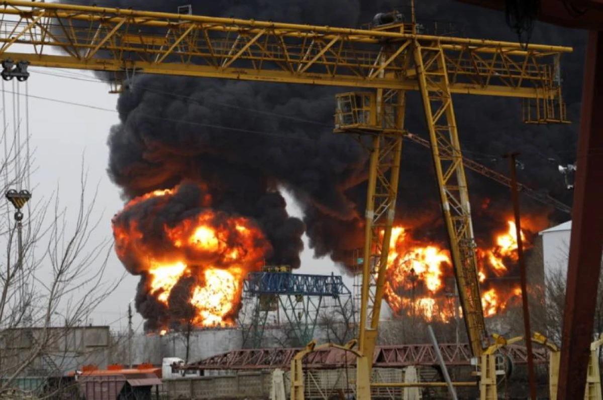 [[Ukrayna]] Luqanskı vurdu