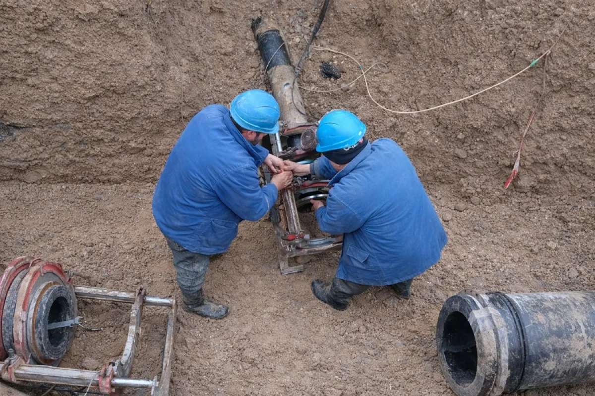 Zabrat qəsəbəsindəki su xəttində [[qəza aradan qaldırıldı]]