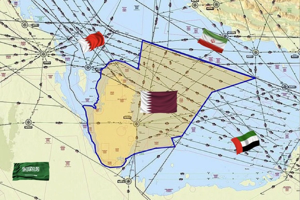 Qətər hava məkanını [[bağladı]]