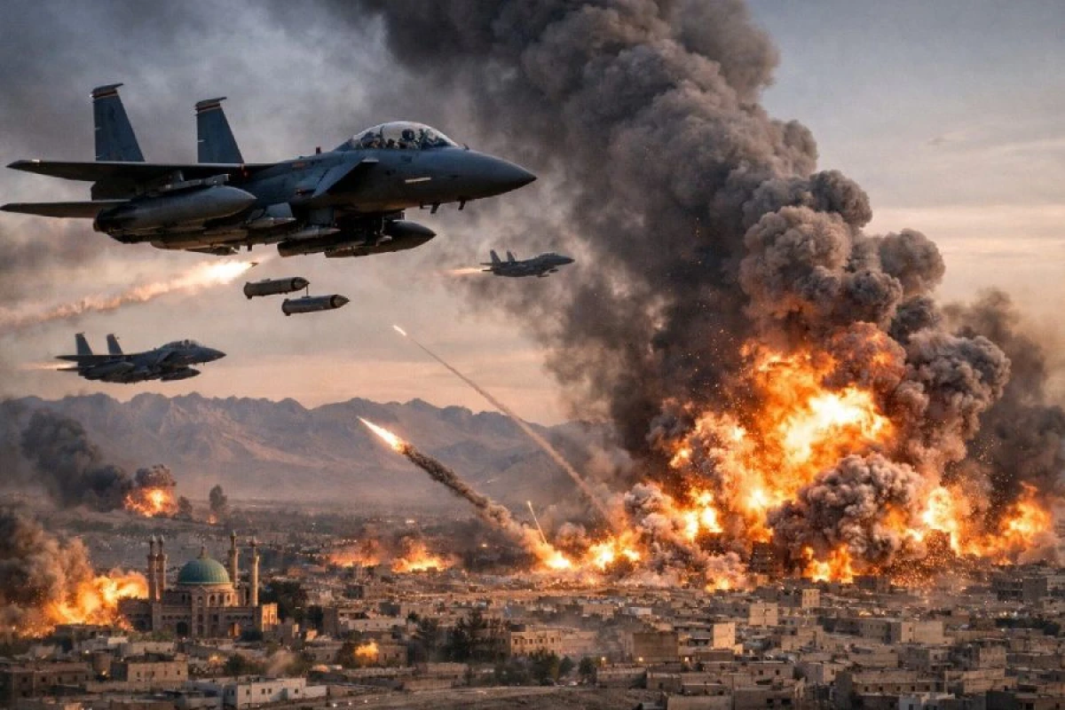 İran ordusu ABŞ hərbi bazalarına [[zərbə endirdi]]