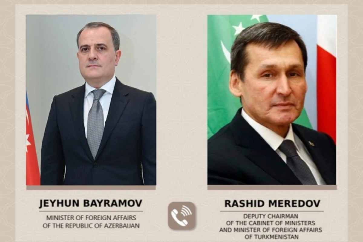 [[Ceyhun Bayramovla]] Türkmənistan XİN rəhbəri arasında telefon danışığı oldu