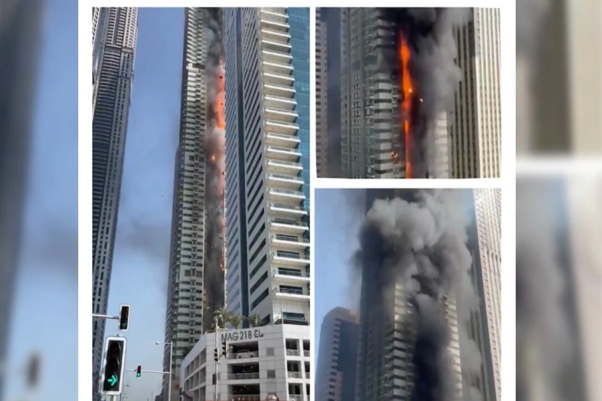 İran dronu Dubaydakı [[23 Marina göydələninə çırpıldi]]