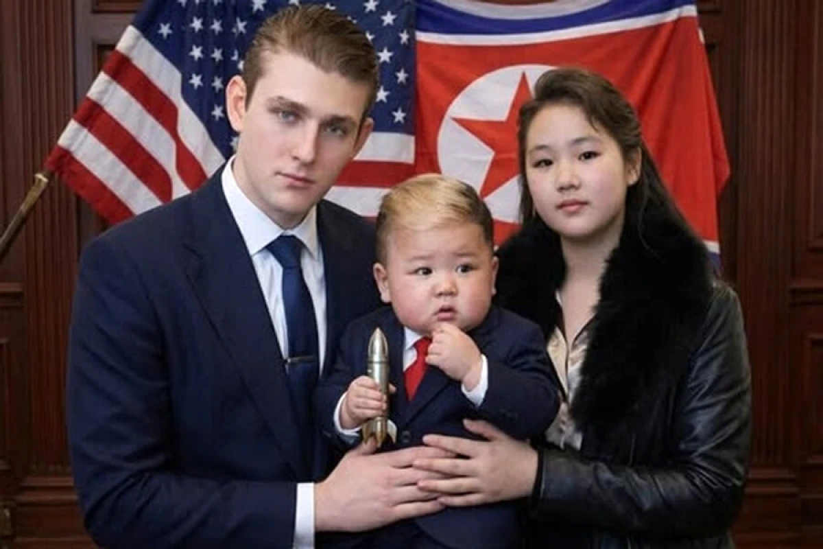 [[Trampın oğlu və Kim Çen Inın qızını]] "evləndirdilər"