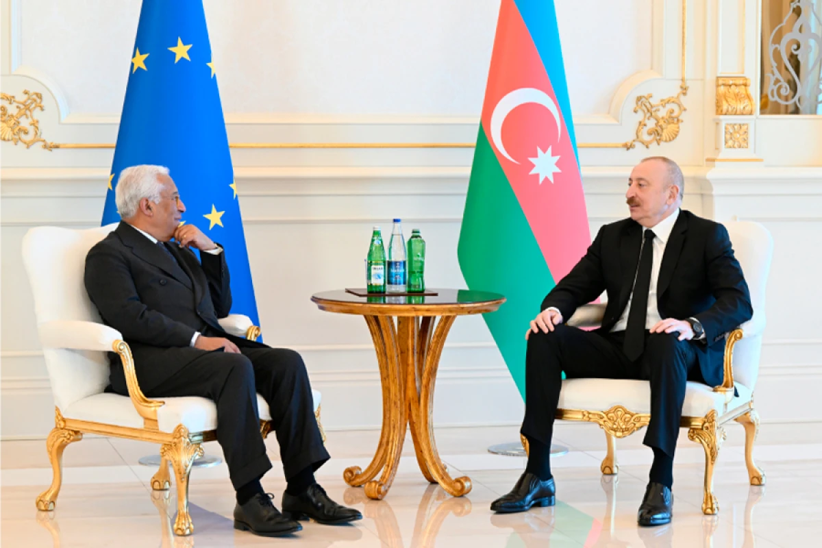 İlham Əliyevin Antonio Koşta ilə təkbətək görüşü keçirildi [[- YENİLƏNDİ]]