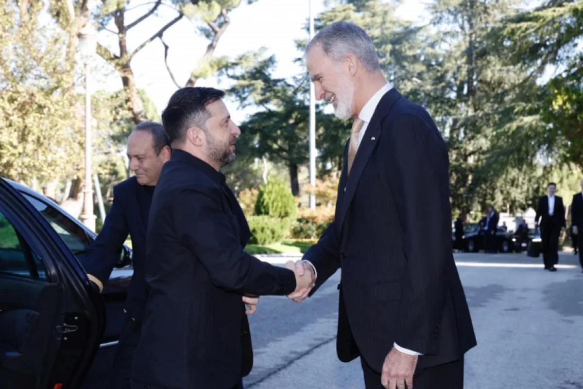 [[VI Felipe Madriddə]] Zelenskini qəbul etdi