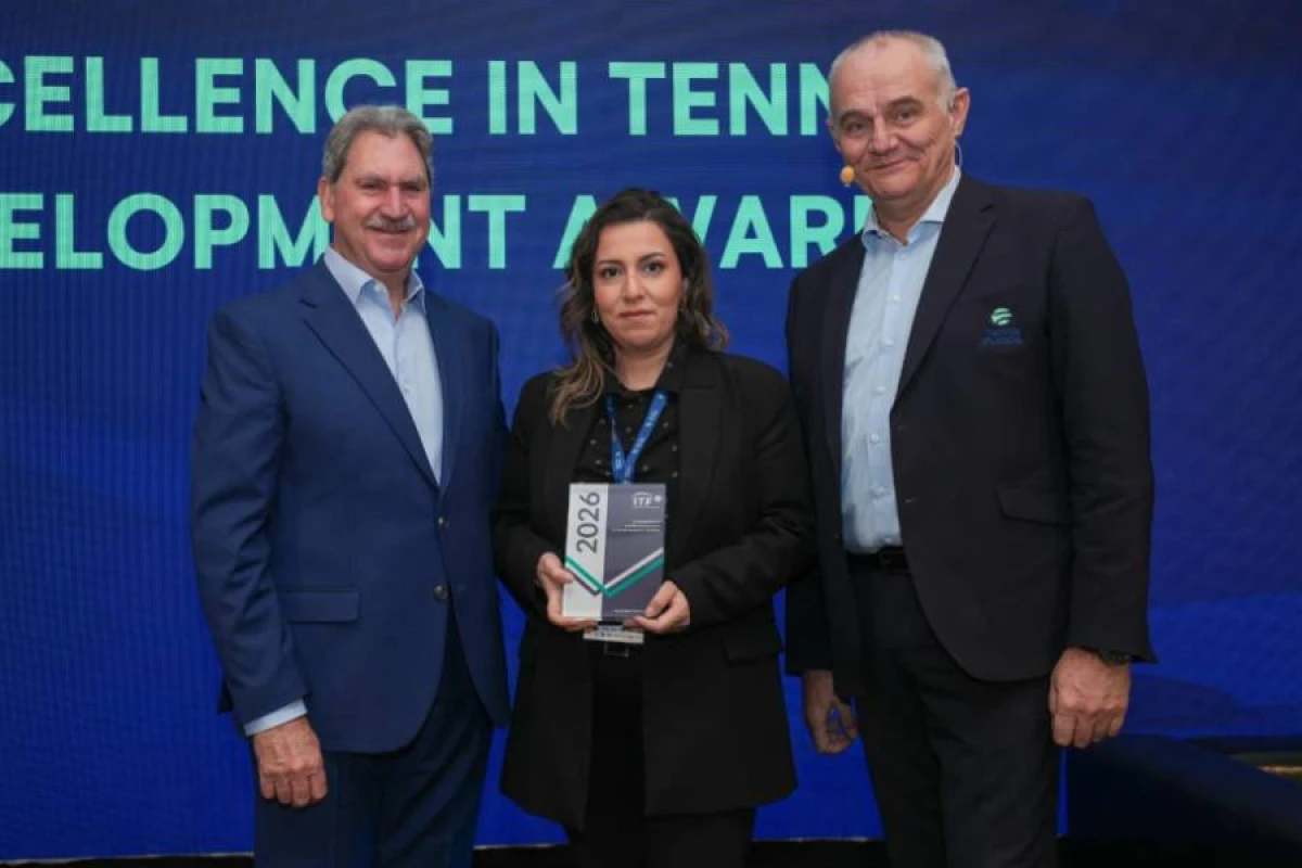 Azərbaycan tennis sahəsindəki inkişafına görə beynəlxalq mükafat qazanıdı
