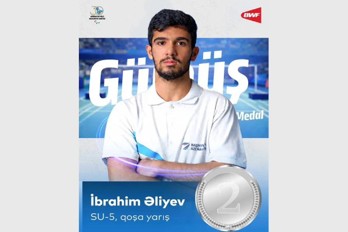 Azərbaycanın parabadmintonçusu İbrahim Əliyev İspaniyada [[gümüş medal]] əldə etdi