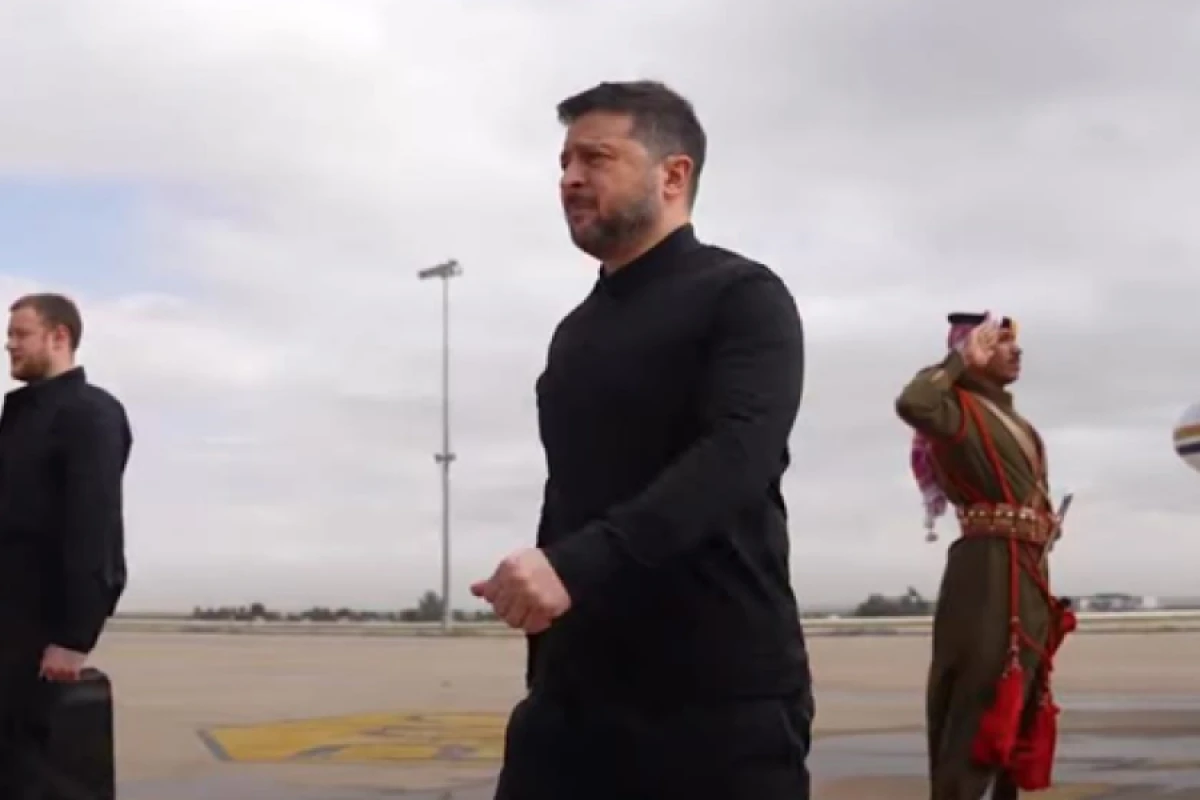 [[Zelenski]] İordaniyaya getdi