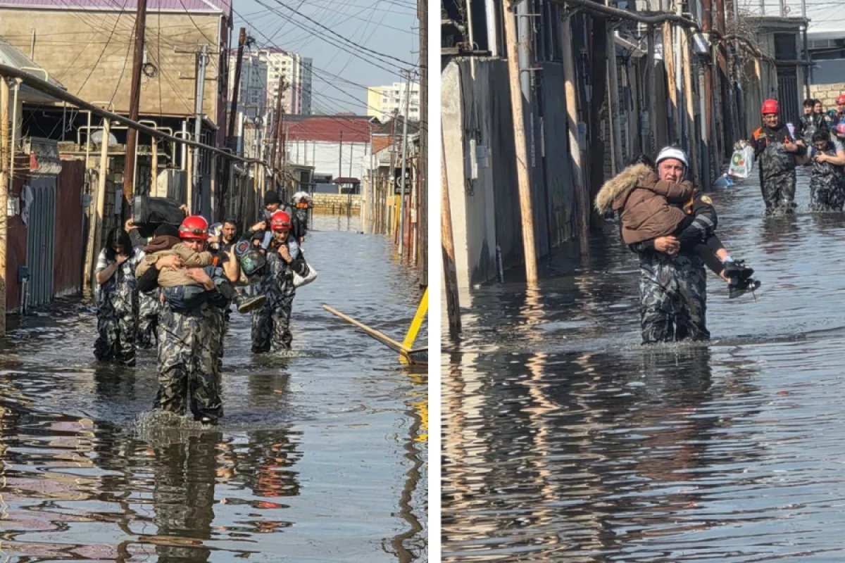 [[547 nəfər su basmış]] ərazilərdən təhlükəsiz əraziyə təxliyə edildi