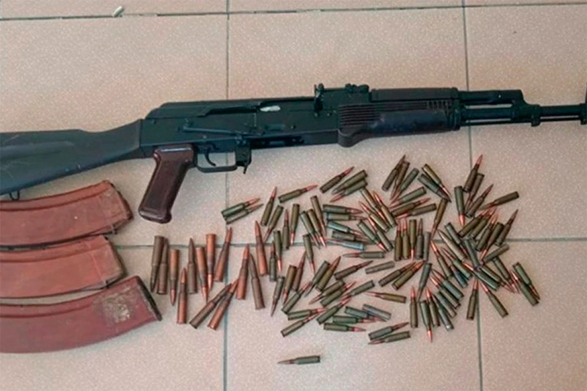 DİN [[ötən gün aşkar olunan]] silah-sursatların sayını açıqladı