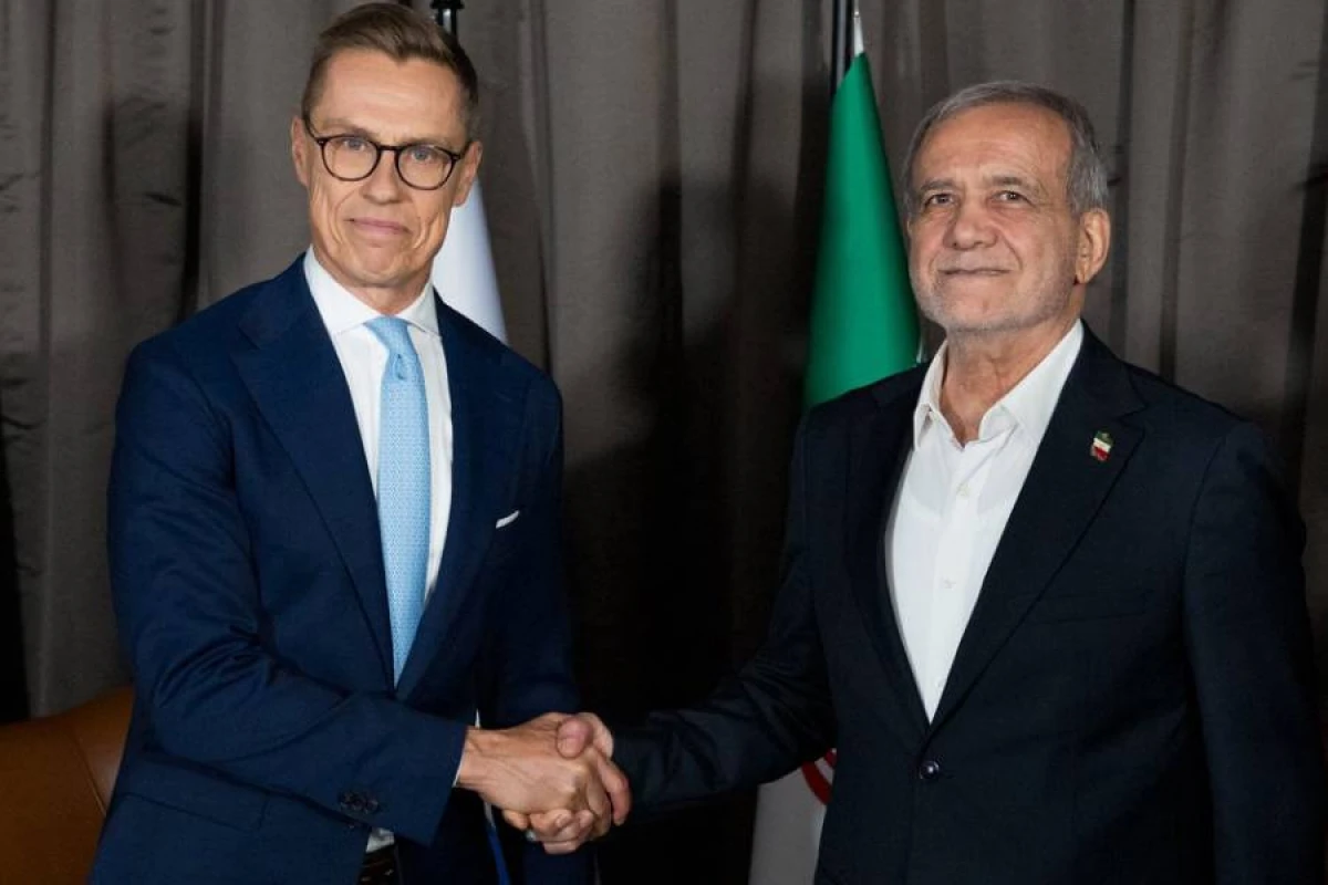 [[Stubb və Pezeşkian]] Yaxın Şərqdəki vəziyyəti müzakirə etdilər