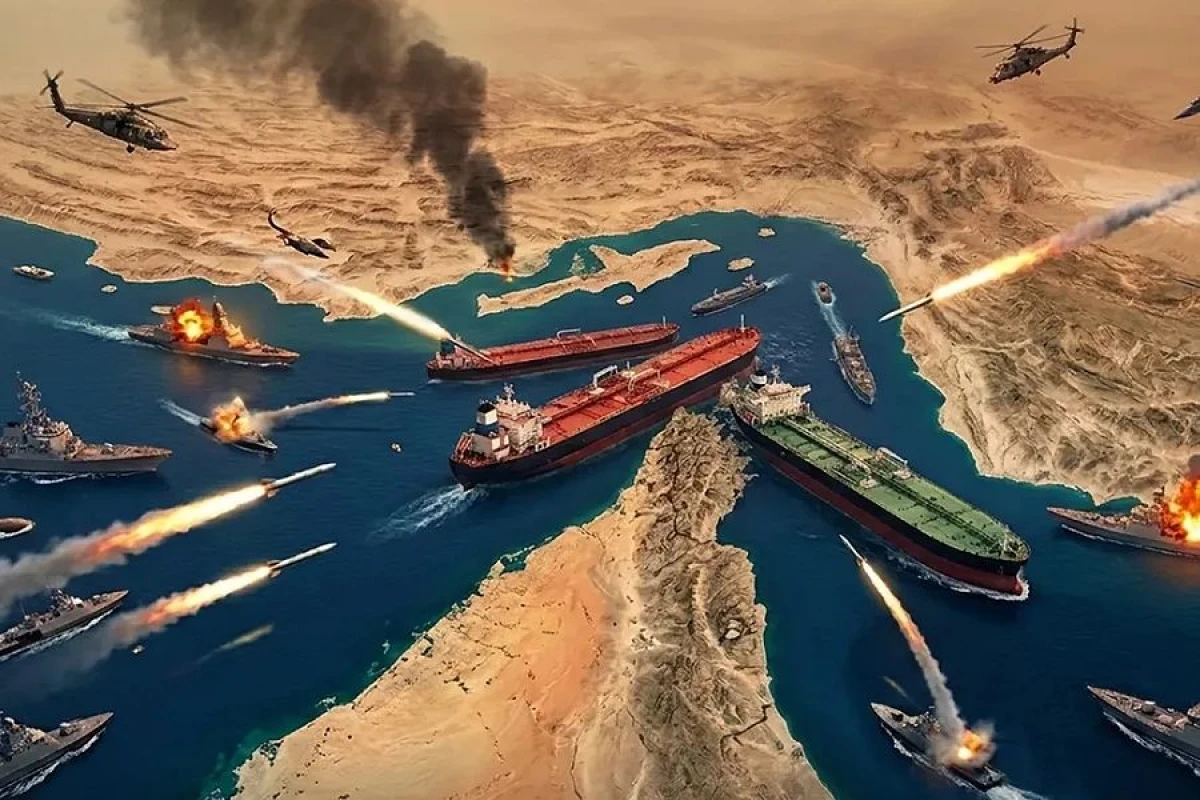 Müharibədən sonra ilk Yapon gəmisi Hörmüz boğazından [[keçdi]]