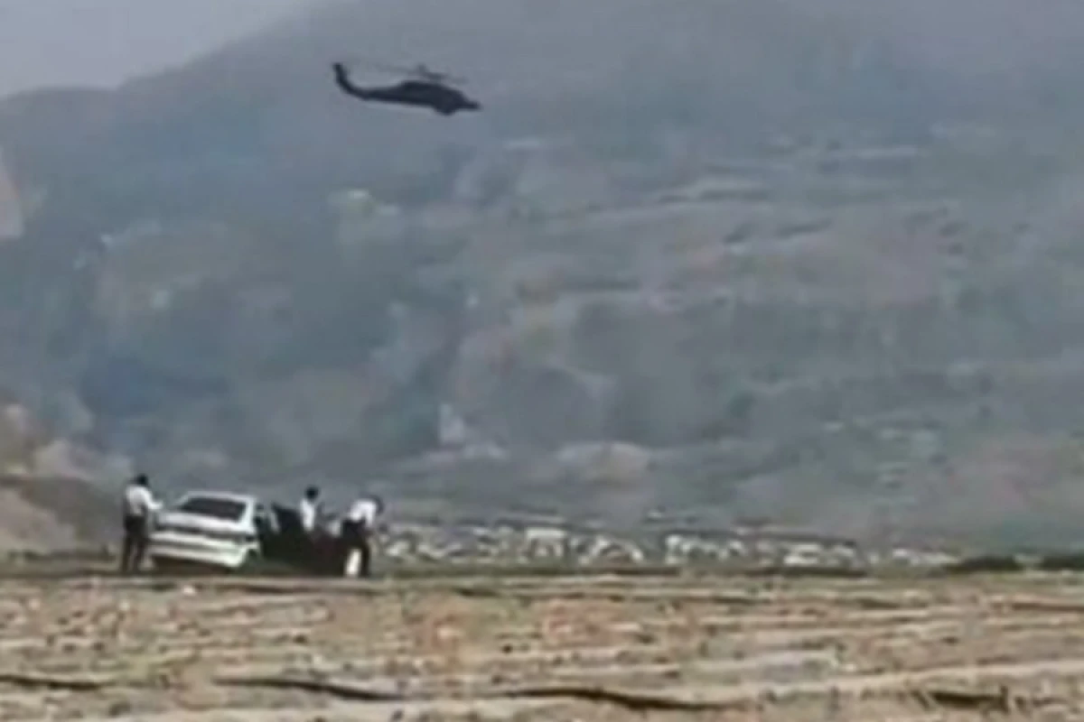 [[ABŞ helikopterinə]] tapança ilə atəş açdılar