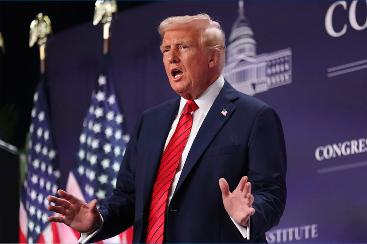 [[Tramp]] ABŞ-nin qələbə qazandığını elan etdi