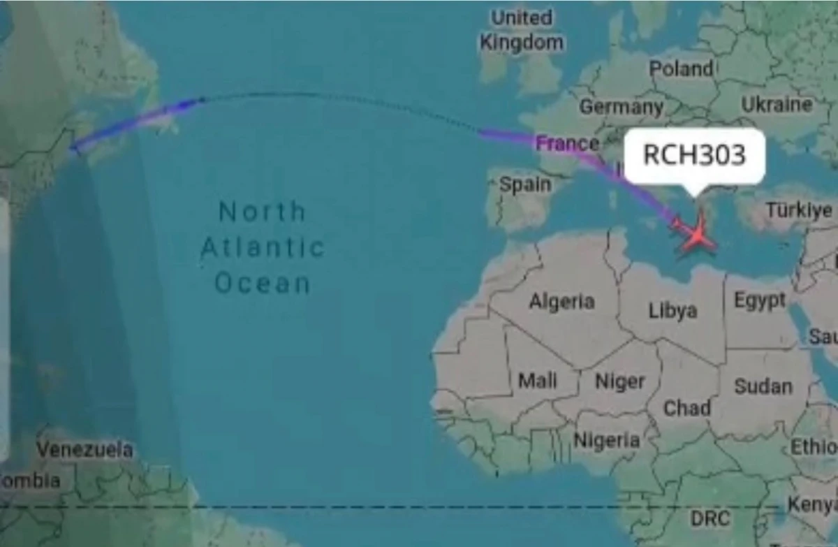Atəşkəsə baxmayaraq, ABŞ ağır silahlarla dolu hərbi təyyarələri bölgəyə göndərir  [[- Flightradar]]