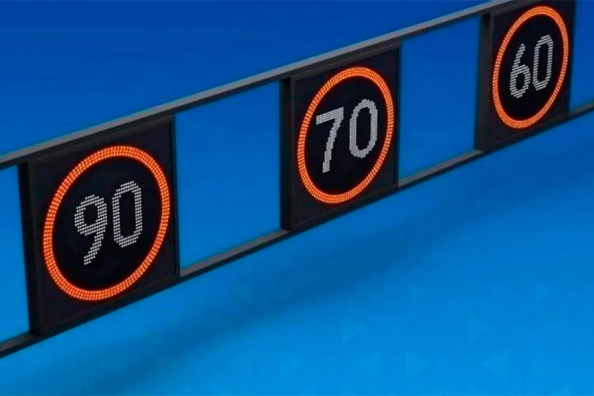 Zığ dairəsi-Hava Limanı [[yolunda sürət həddi]] endirildi