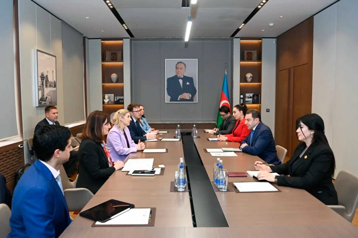 [[Elnur Məmmədov]] USTDA nümayəndələri ilə görüşdü