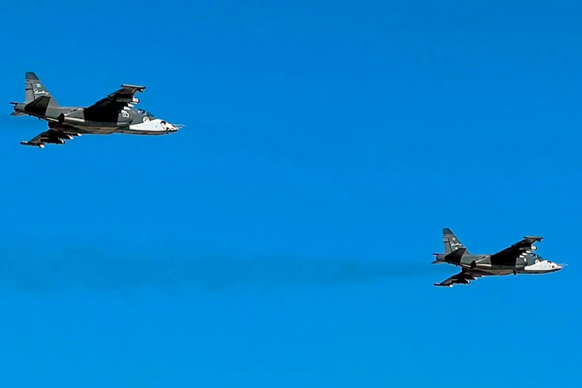 Döyüş təyyarələri tapşırıqları yerinə yetirdi [[- VİDEO]]