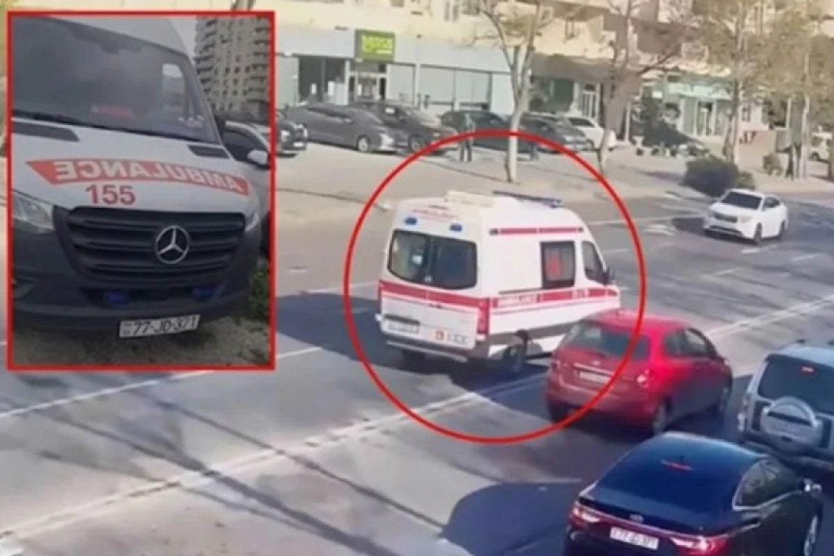 Qaydaları pozan [[təcili yardım sürücüsü həbs]] edildi