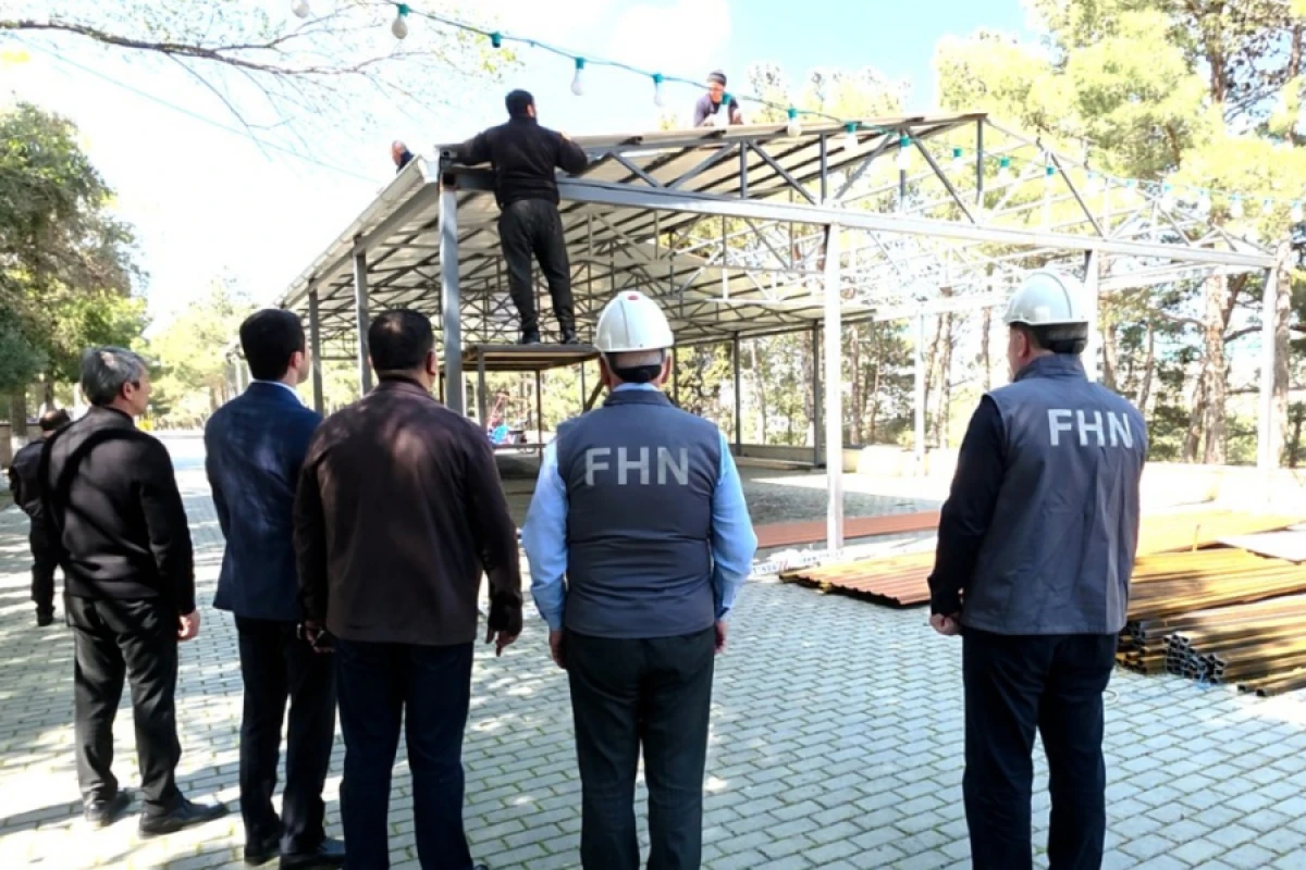 [[Sumqayıtda qanunsuz]] tikilinin qarşısı alındı