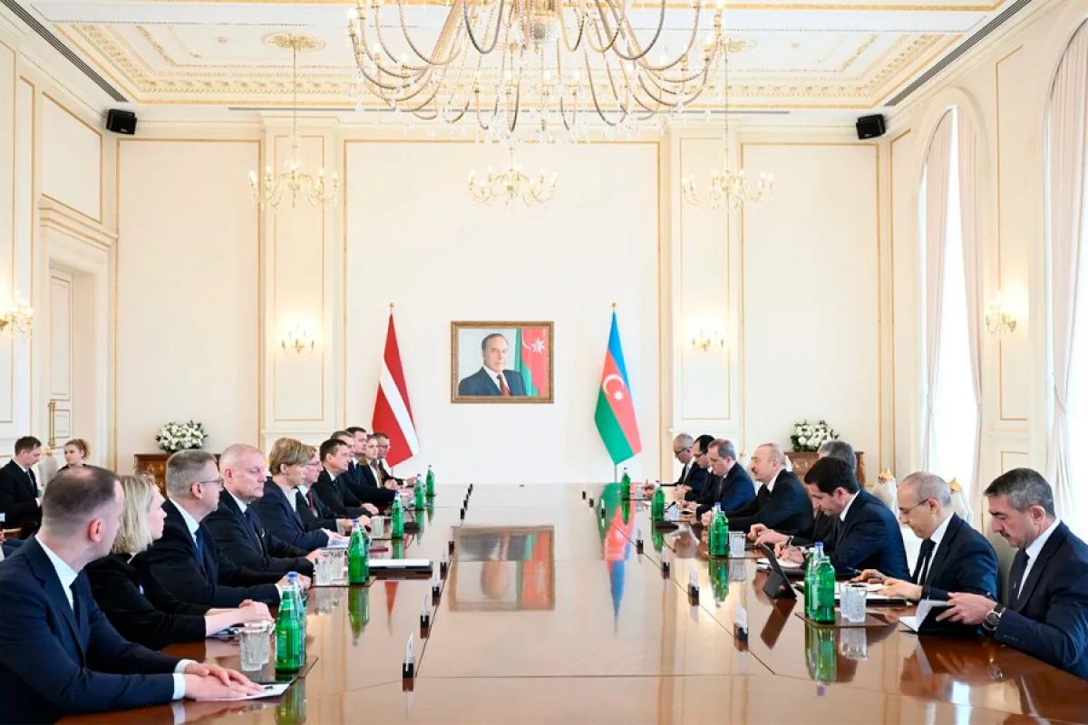 Azərbaycan və Latviya prezidentlərinin geniş tərkibdə görüşü keçirildi [[- YENİLƏNDİ]]