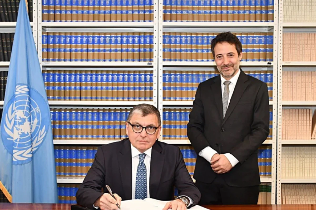 [[Tofiq Musayev BMT-nin barışıq]] sazişləri haqqında konvensiyasını imzaladı