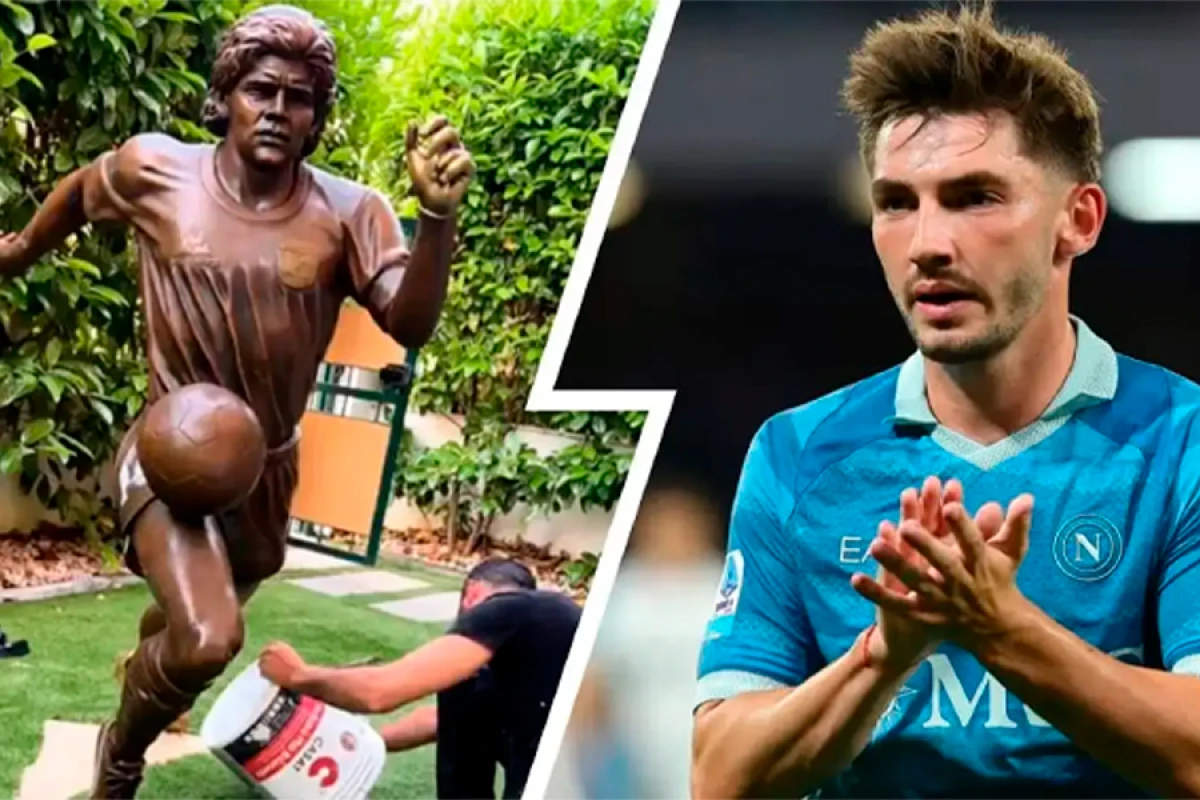 [[Maradona sevgisi:]] Qilmor bağçasını heykəllə bəzədi