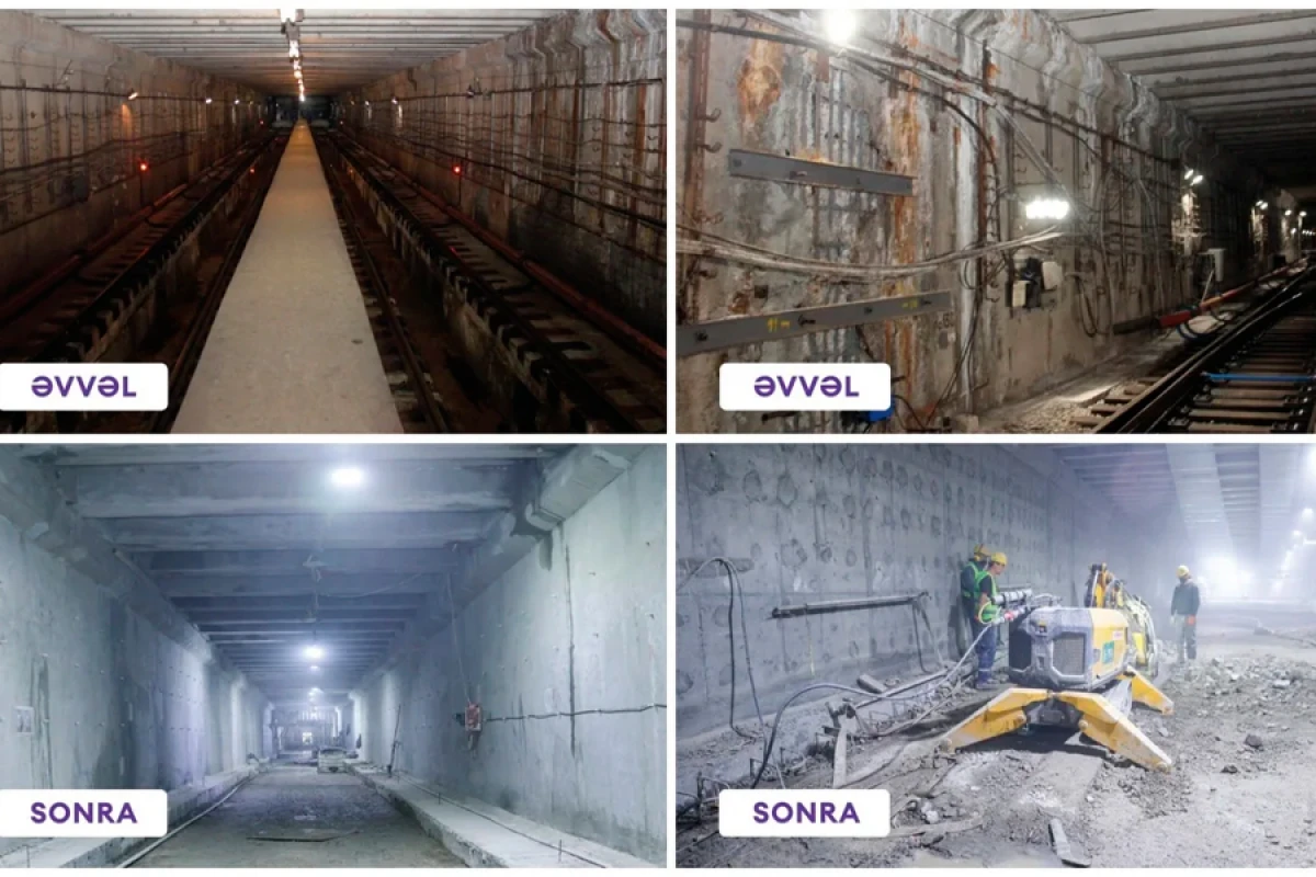 "Həzi Aslanov" metrostansiyasında [[görülən işlərə dair son vəziyyət]] açıqlandı