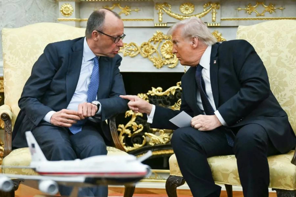 Alman Baş nazir Trampa "damğa vurdu": [[İran Trampı alçaltdı]]