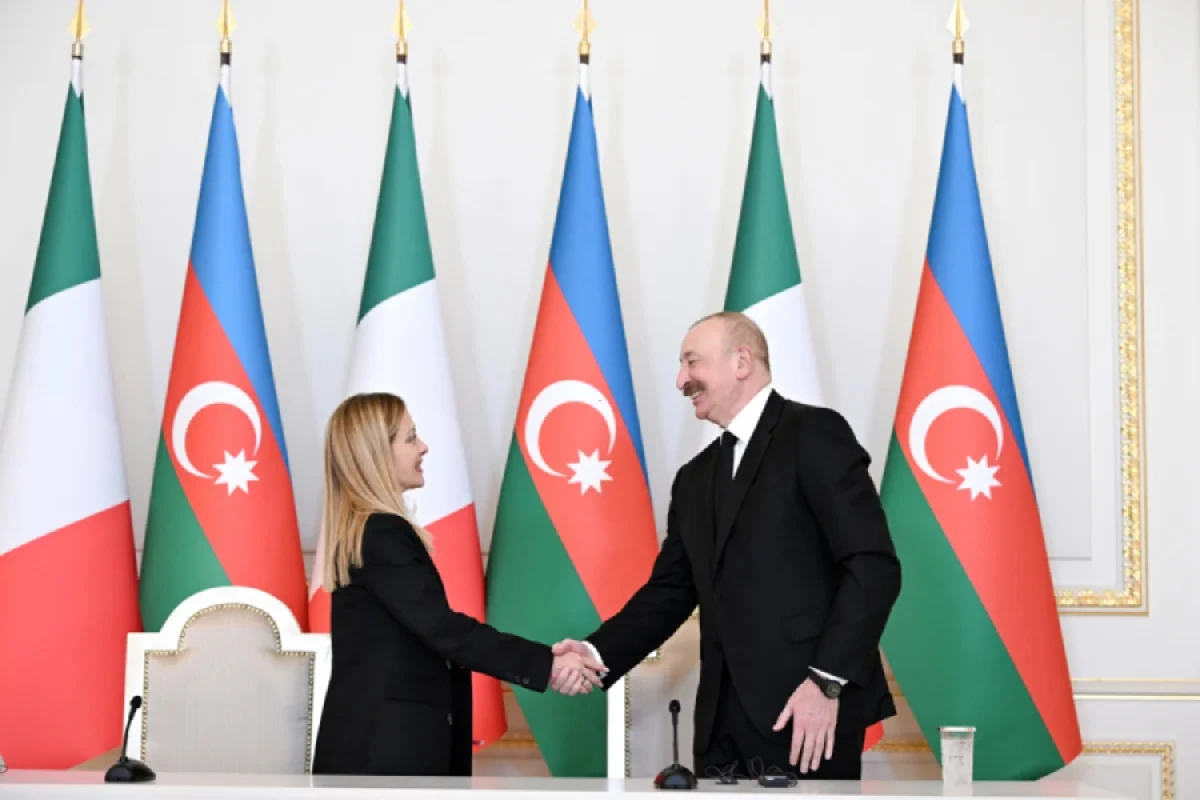 Ciorcia Meloninin Azərbaycana səfəri başa çatdı