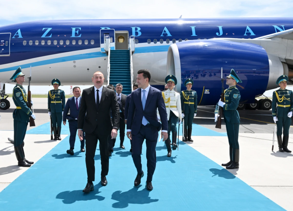 Prezident Qazaxıstana işgüzar səfərə getdi — 2