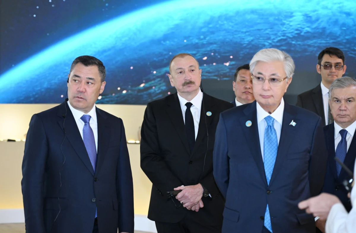 Prezident Türküstanda “Həzrət Sultan” Muzey-Qoruğu ilə tanış oldu — 6