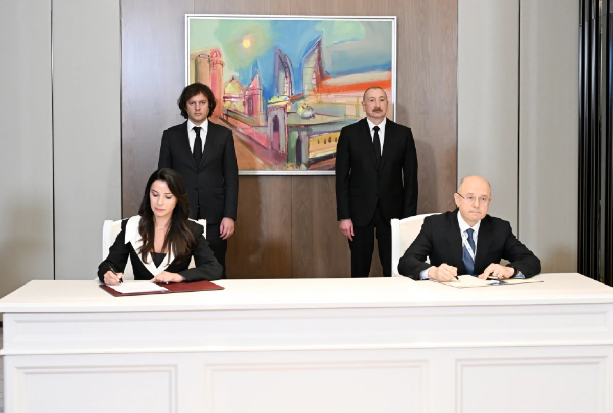 İlham Əliyevin Gürcüstanın Baş naziri ilə görüşü oldu — 3