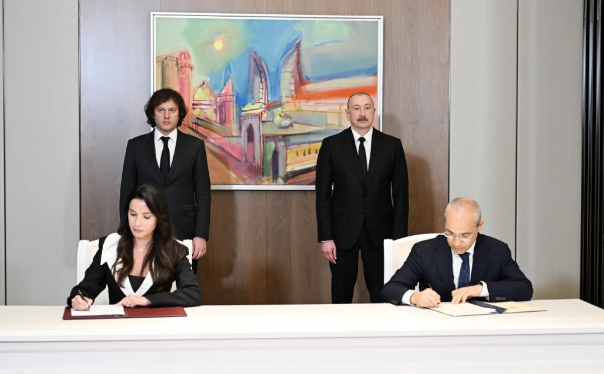 İlham Əliyevin Gürcüstanın Baş naziri ilə görüşü oldu — 4