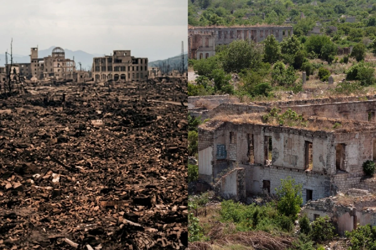 Ağdamın Xirosimadan fərqi bu idi - FOTOLAR
