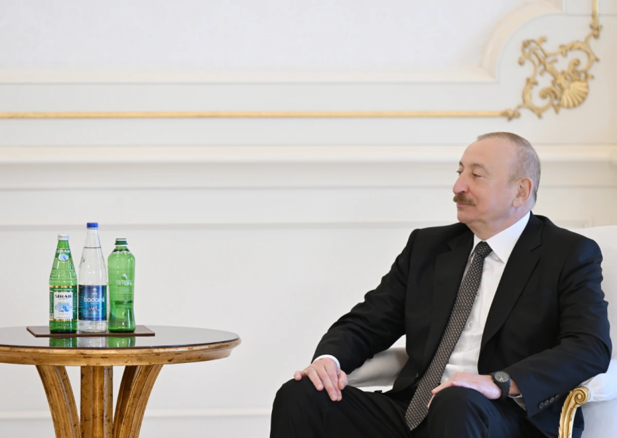 Prezident İlham Əliyev Mavriki lideri ilə görüşdü — 2