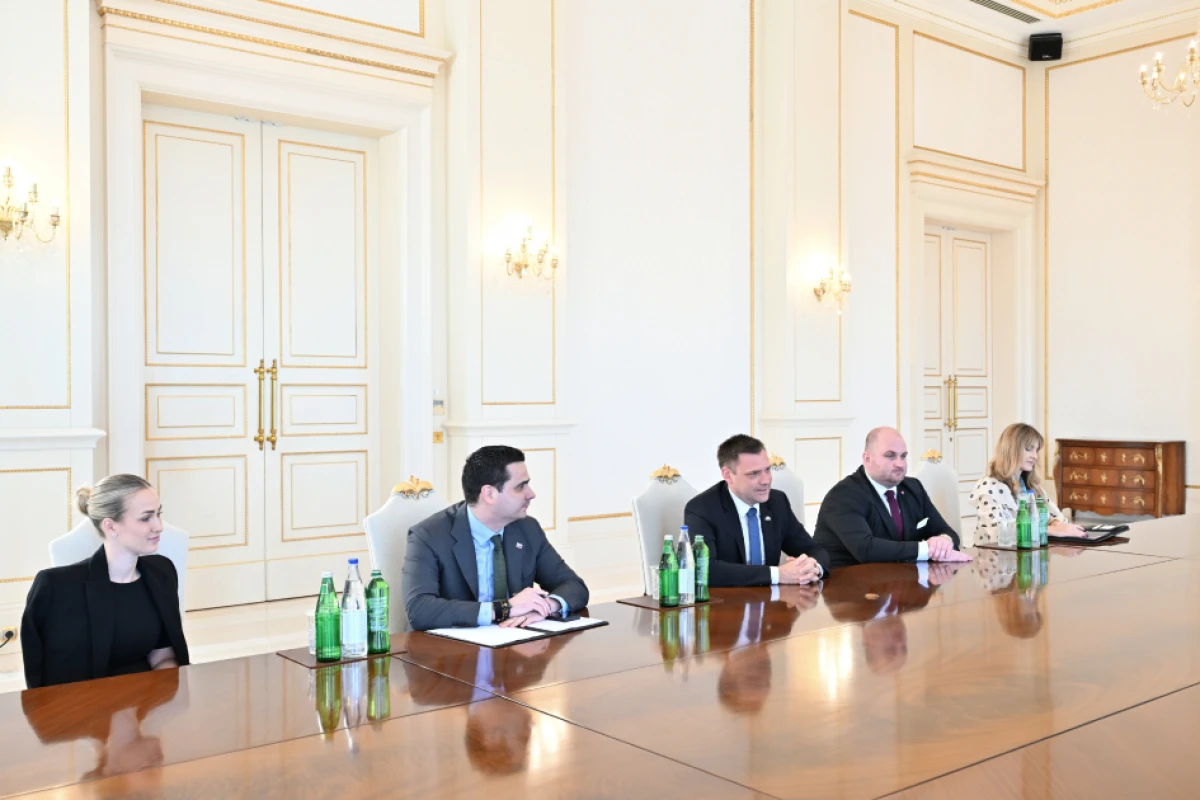 Prezident Slovakiya Baş nazirinin müavinini qəbul etdi — 1
