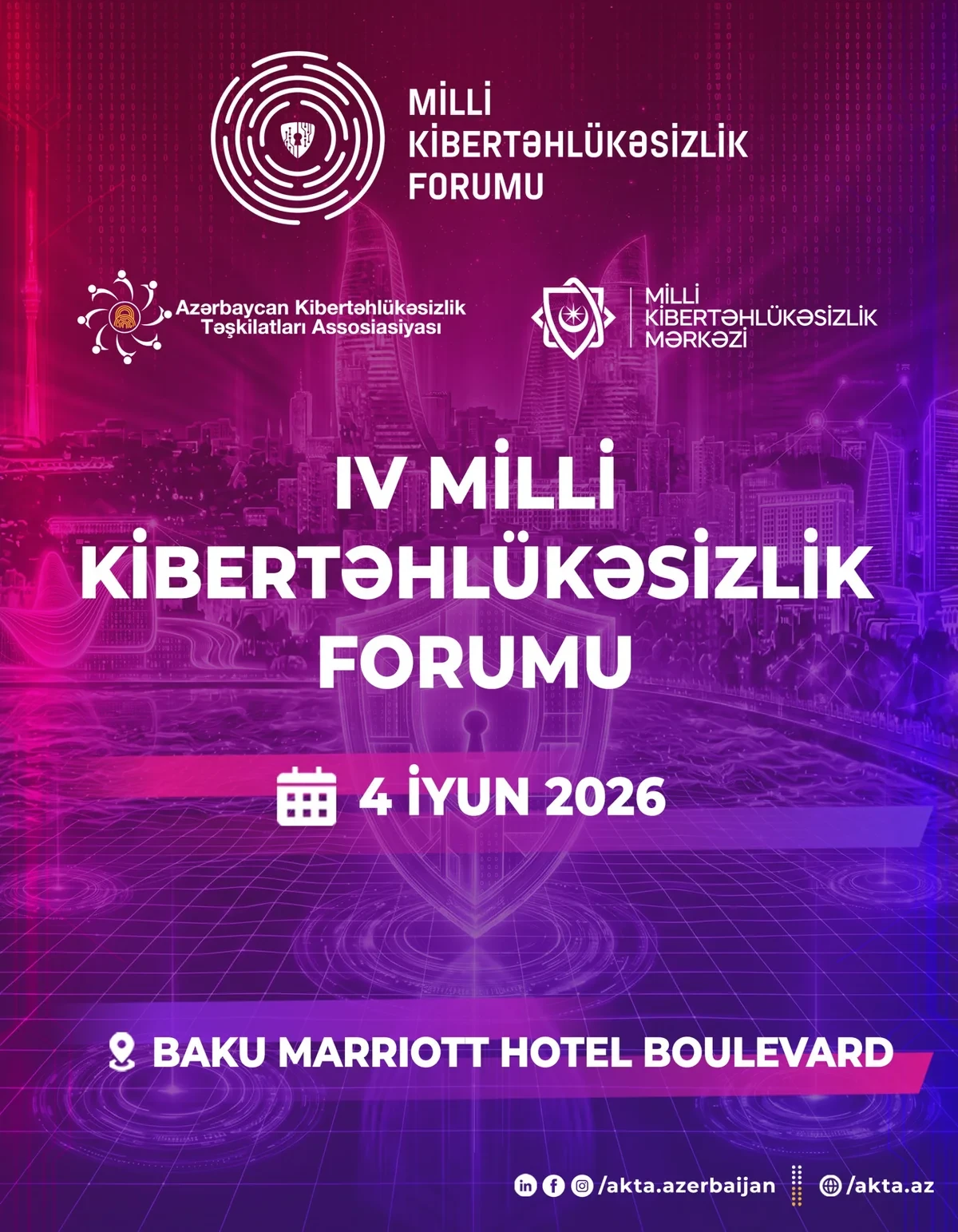 Bakıda IV Milli Kibertəhlükəsizlik Forumu keçiriləcək — 1