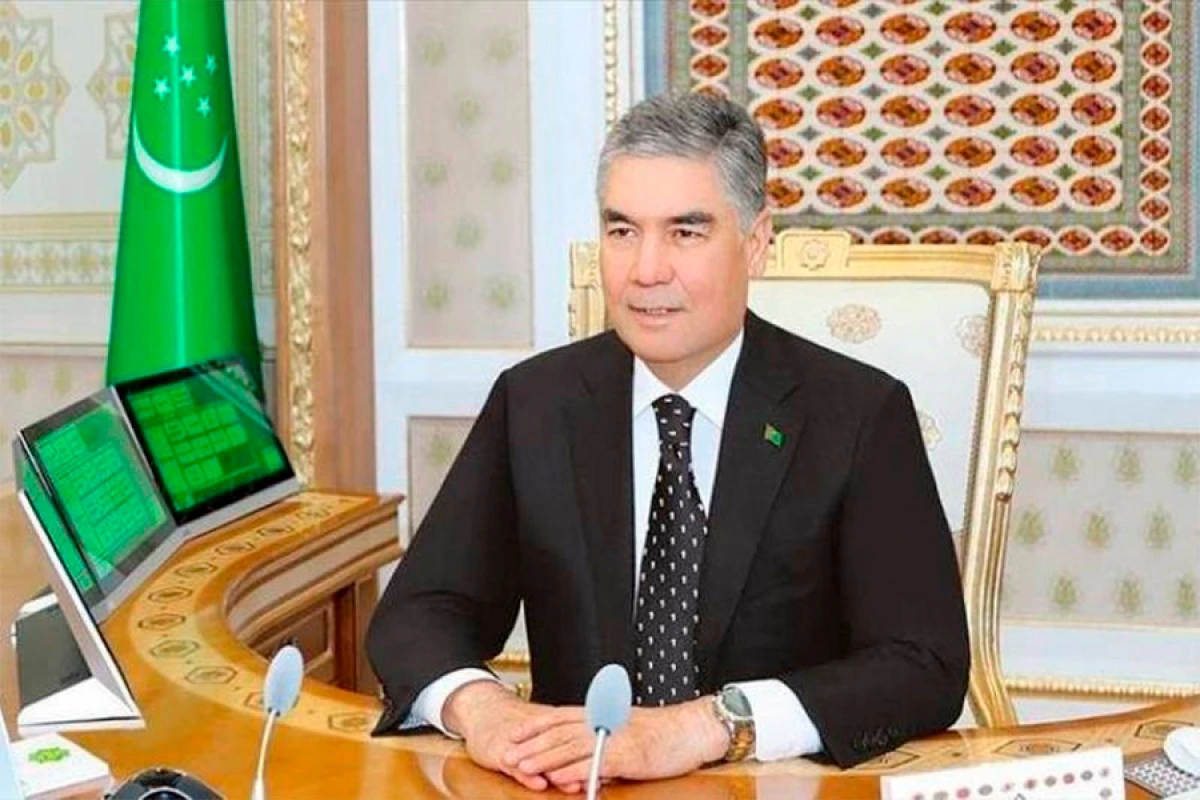 Qurbanqulu Berdiməhəmmədov [[İlham Əliyevi]] təbrik etdi