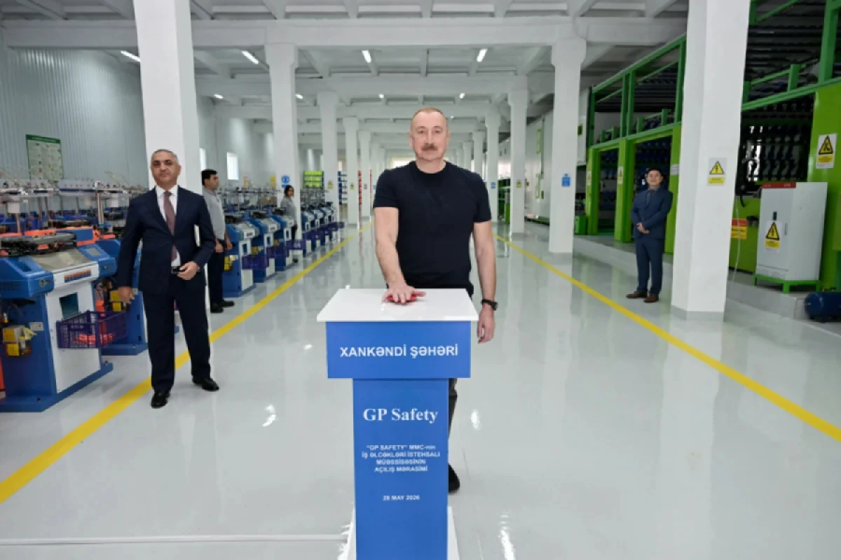 Xankəndidə iş əlcəkləri istehsalı müəssisəsinin açılışı oldu