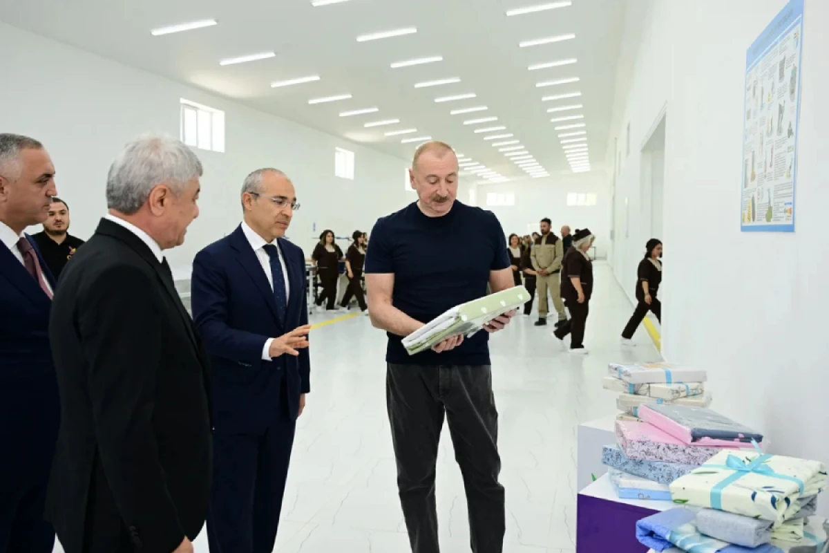Xocalıda "Qarabağ Tekstil Evi" MMC istifadəyə verildi