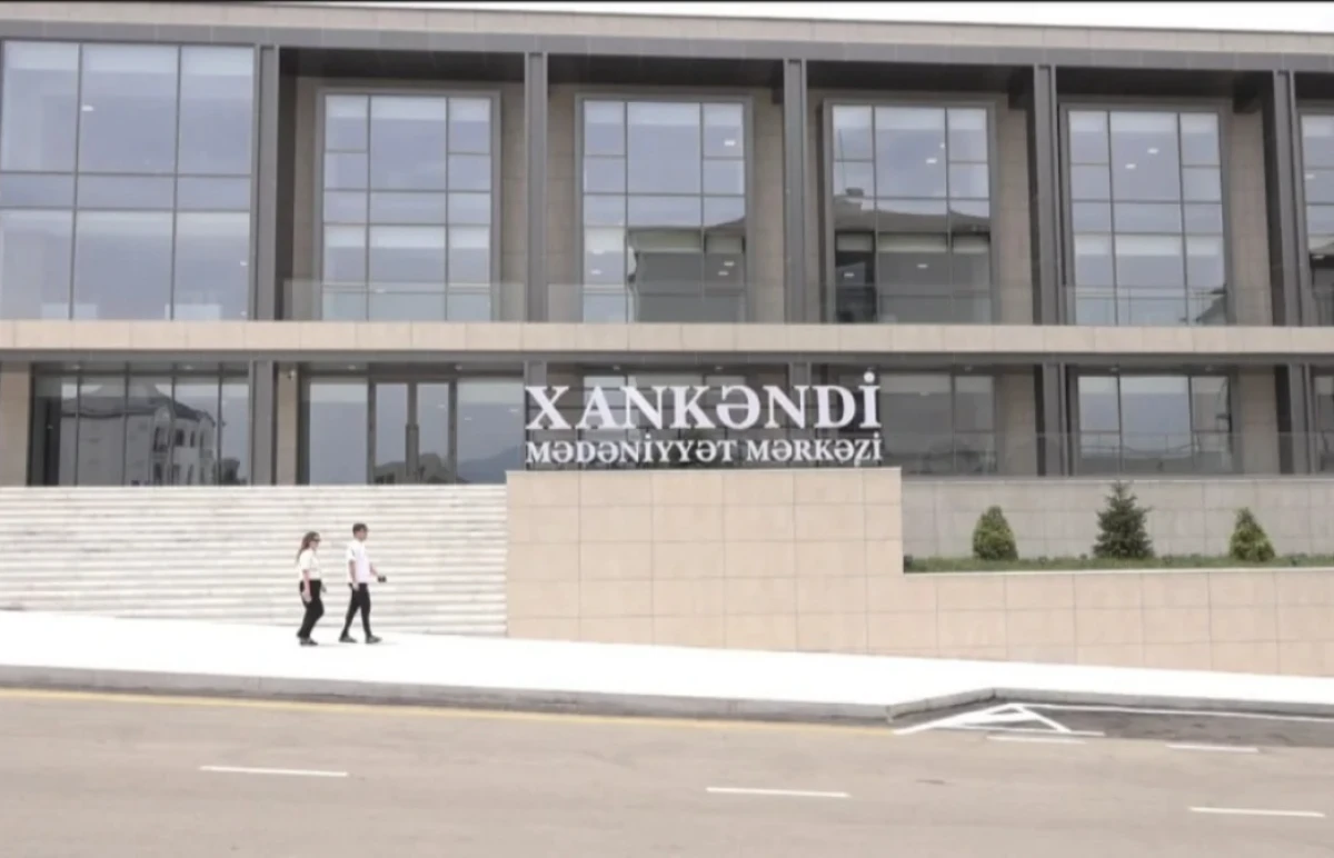 Ermənilərin xarabalığa çevirdiyi Xankəndi Mədəniyyət Mərkəzinin son halı