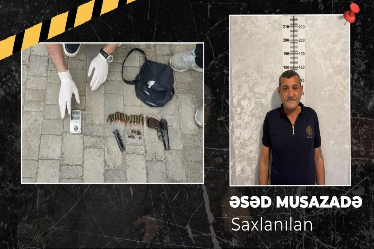 Keçmiş məhkum "Makarov"la tutuldu - ANBAAN GÖRÜNTÜ