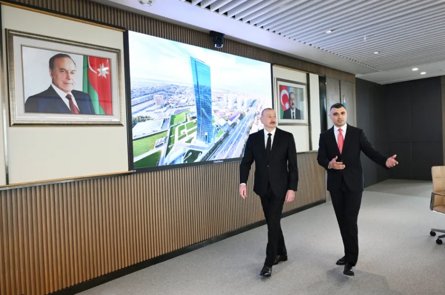 Prezident Mərkəzi Bankın yeni binasını açdı - 35 mərtəbəlidir — 3