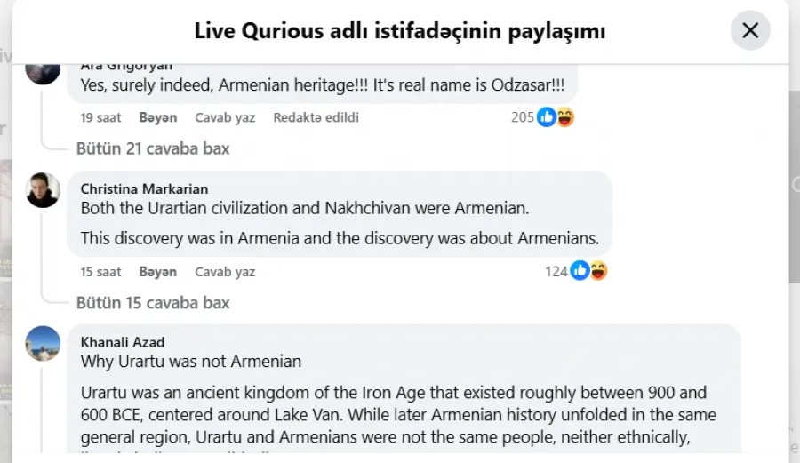 Naxçıvanda tapılan İlandağ yazısı Ermənistanı qarışdırdı - GÖRÜNTÜLƏR — 3