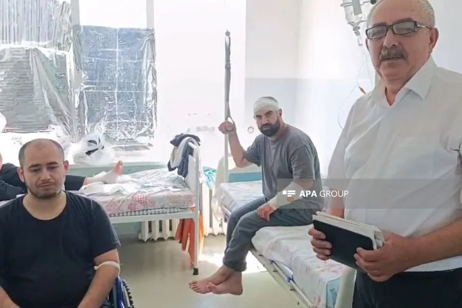 Azovda gəmiyə PUA hücumu nəticəsində yaralanan Azərbaycan vətəndaşlarının vəziyyəti açıqlandı - FOTOLAR — 1