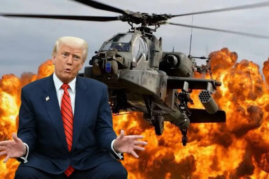 İran dünyanın gözü qarşısında PUA ilə ABŞ helikopterini vurur - Tramp isə "bilmədən əli dəydi" bəyanatları verir