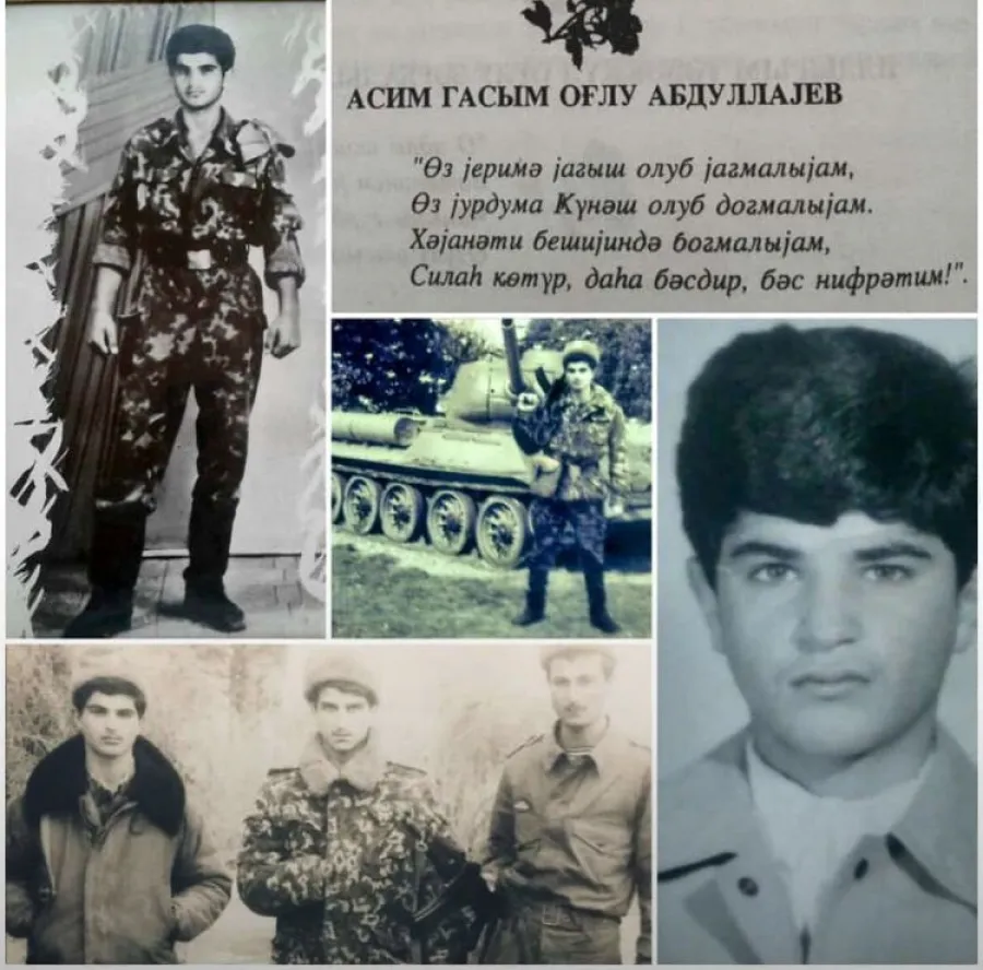 Birinci Qarabağ savaşının qəhrəman şəhidi Asim Abdullayev - FOTO — 4